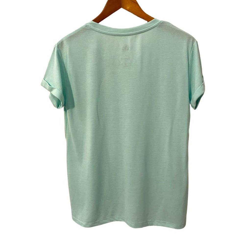 Disney Parks Mickey bar ice cream teal sequin short sleeve shirt size medium - Picture 4 of 4